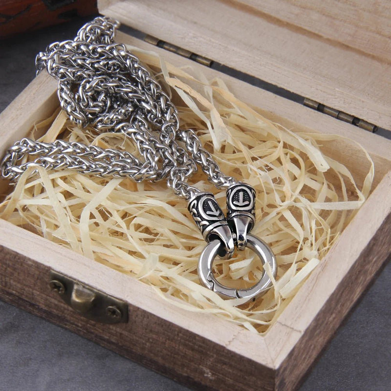 Viking Rune Chain Necklace - Draugr