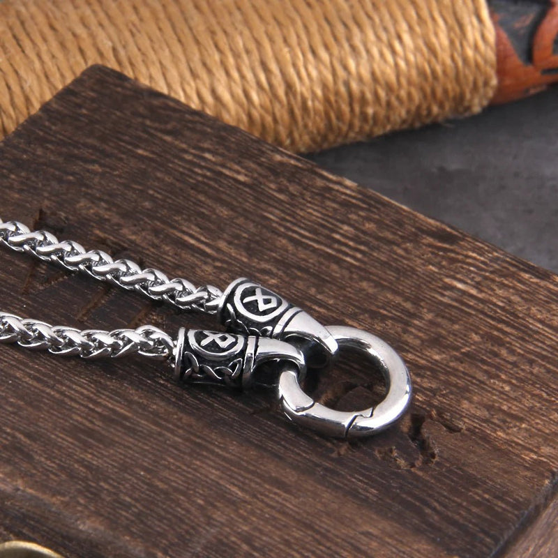 Viking Rune Chain Necklace - Draugr