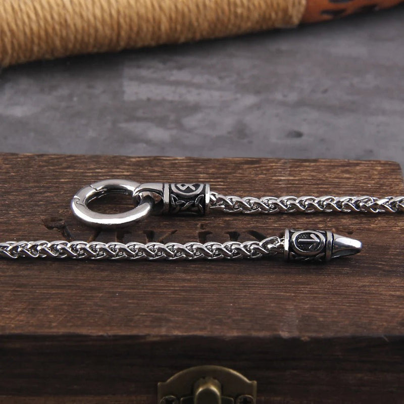 Viking Rune Chain Necklace - Draugr