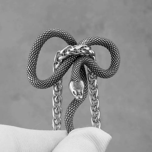 Gothic Serpent Necklace - Draugr