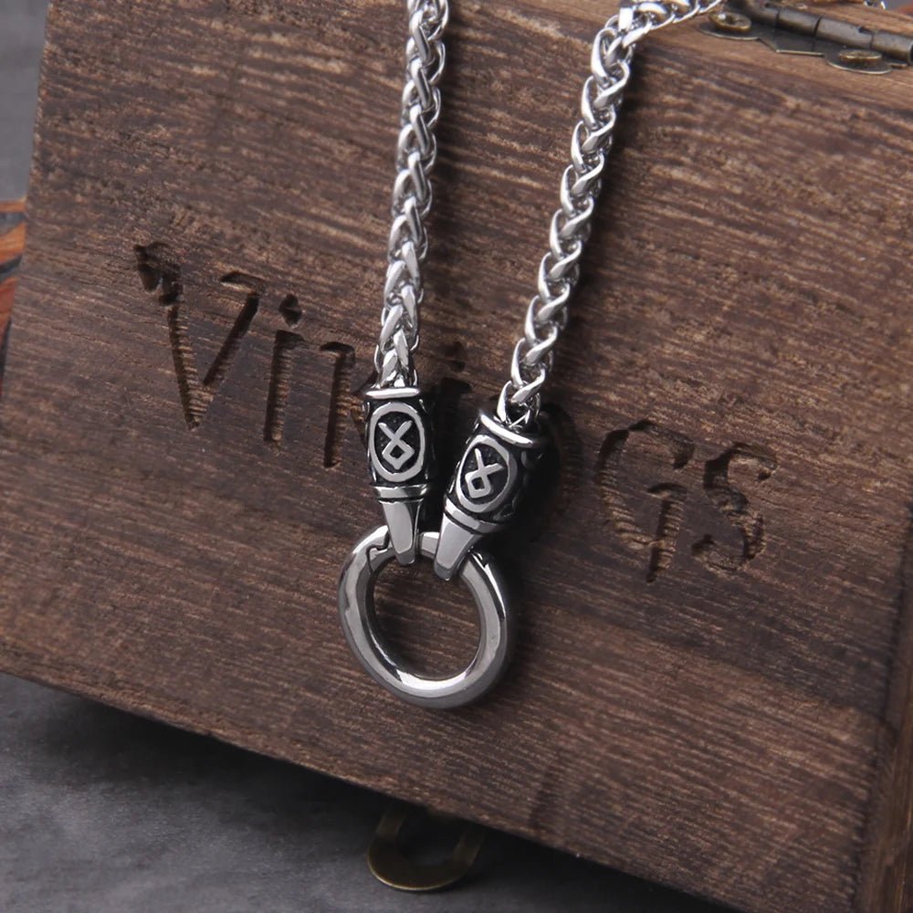 Viking Rune Chain Necklace - Draugr